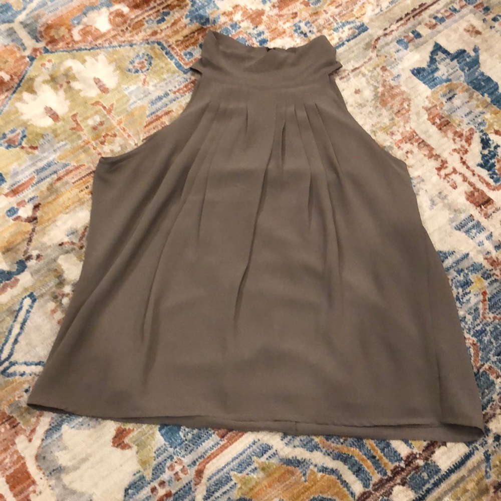 Women’s High Neck Sleeveless Blouse